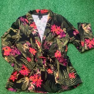 Worthington Vibrant Floral Blazer